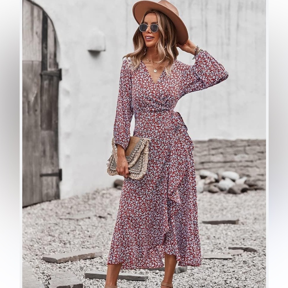 Floral dress from Amazon.